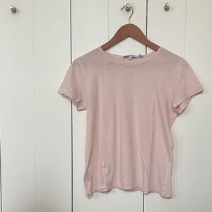 Helmut Lang Soft Pink Short Sleeve Tee